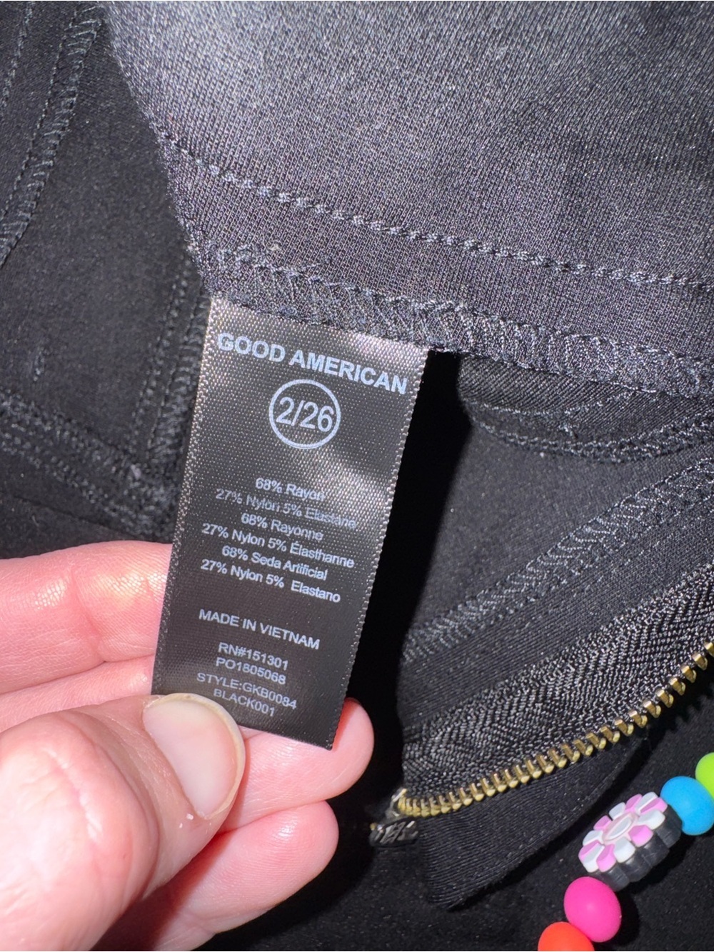 GA Ponte Good Waist Leggings Black001 2/26 EUC - Picture 8 of 13
